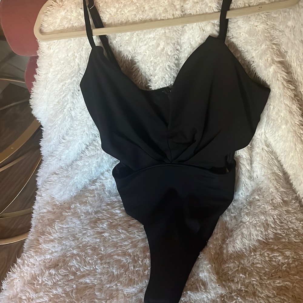 Charlotte Russe sleeveless cut out bodysuit